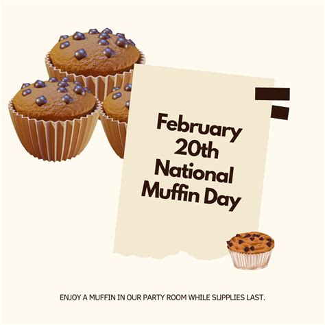 National Muffin Day — Children's Museum of the Treasure Coast