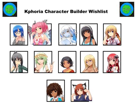 Kphoria Character Builder Wishlist: HuniePop Girls by pikaCOOL360 on ...