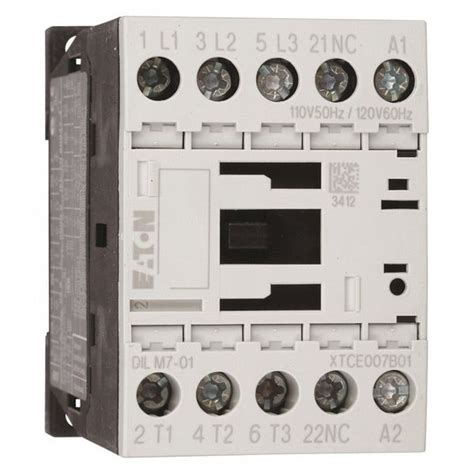 Eaton IEC Magnetic Contactor, 1NC, 24V DC, 3 P, Non-Reversing, Screw ...