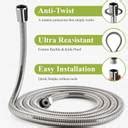 KIMSON HIGH GRADE SS-304 Steelness Steel Tube 1.5 Mtr Connection Pipe ...