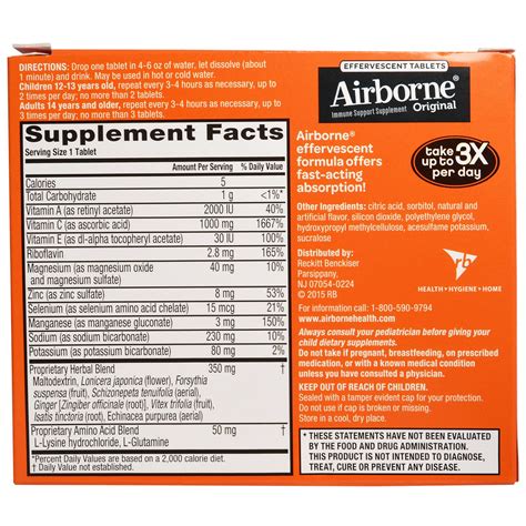 Vitamin C In Airborne