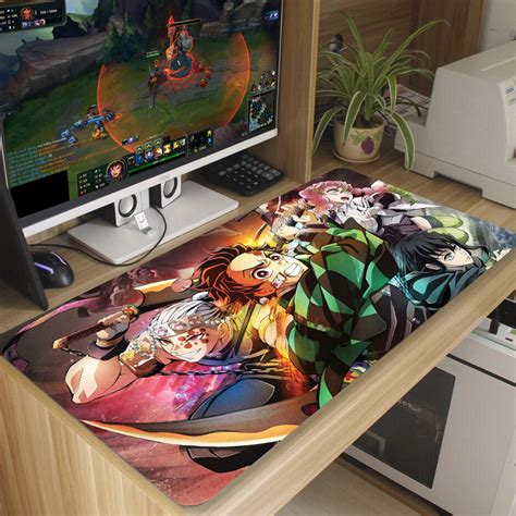 Mouse Pad Anime Personagens Grande Varias Estampas 70x35 80x40 90x40 ...