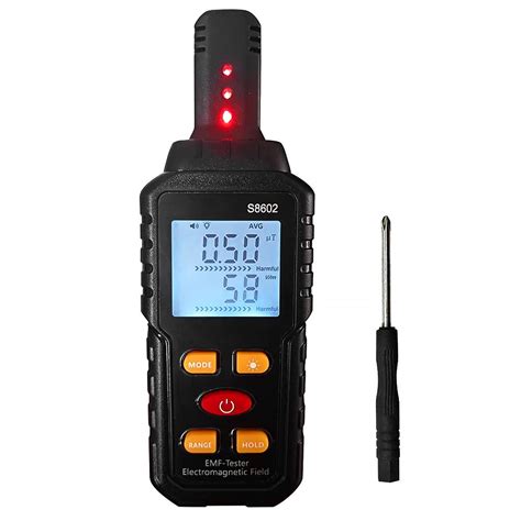 EMF Meter 5HZ-3.5G, EMF Detector with Digital LCD Backlight Display for ...