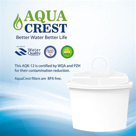 AQUACREST Coffee Water Filter Replacement for Braun Brita KWF2, 2 Pack ...