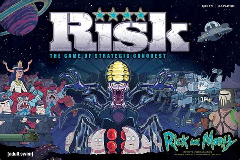 Buy USAopoly Risk Rick and Morty Risk Game | Based on The Popular Adult ...