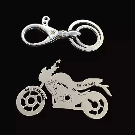 Personalized Benelli TNT 300 Keychain | Custom Engraved Sideview Design
