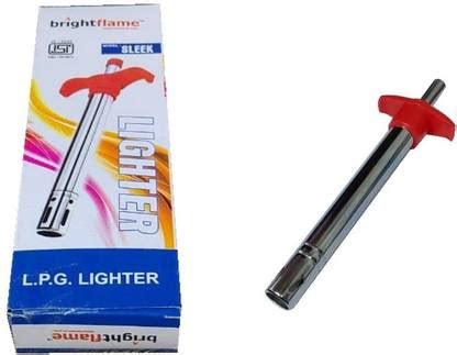 Brightflame Sleek Stainless Steel Electronic Gas Lighter Price in India ...