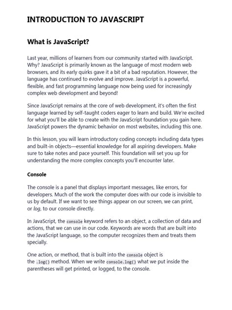 Introduction to JS 的图像结果