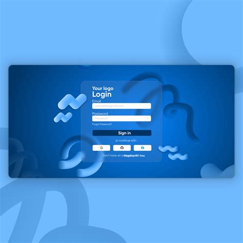 20+ Login Page Designs Templates & Inspiration | Figma