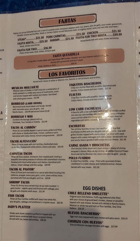 Menu at 2 Margaritas Family Restaurant, Allyn-Grapeview