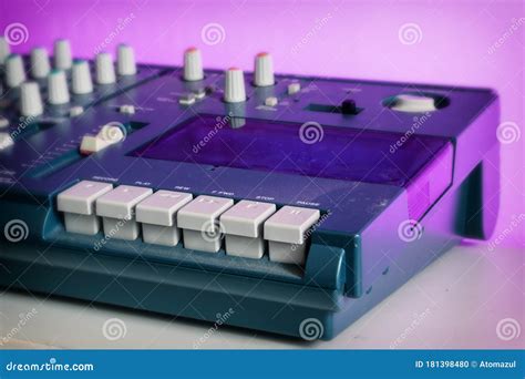Four Track Cassette Tape Multi-Track Audio Recorder Stock Photo - Image ...
