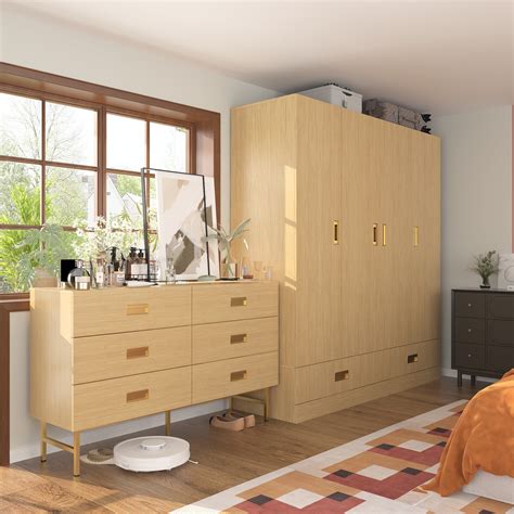 Mercer41 Bedroom Set With Armoire And Dresser | Wayfair