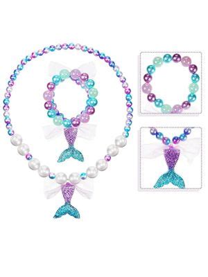 Buy EL REGALO Christmas Jewellery for Kids Girls (Set of 6) Online