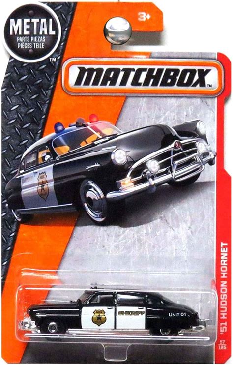 Buy Matchbox 2016 MBX Heroic Rescue '51 Hudson Hornet Police Car 57125 ...