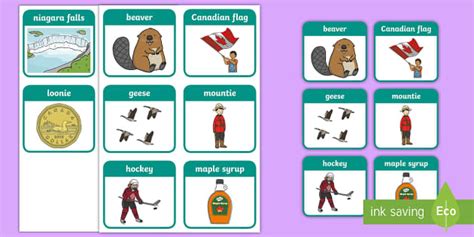 Popular Canadian Symbols Flashcards