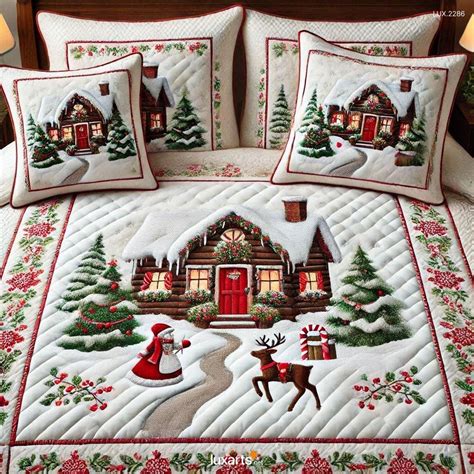 LUX.2286 Christmas Themed Bedding Sets: Festive Bedding for a Merry ...