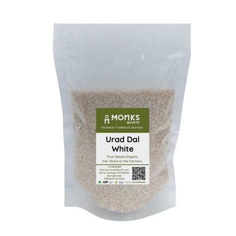 White Urad Dal (Split) 500g Monks Bouffe – JITCO