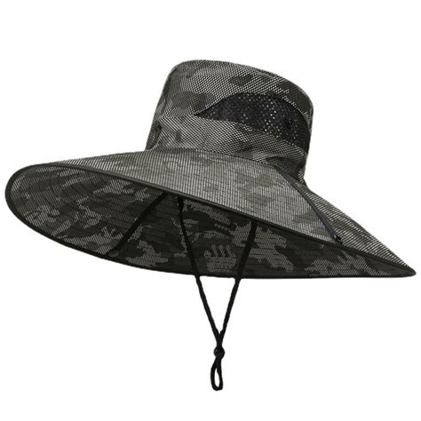 GUSTAVE® Hat for Men, UPF50+ Extra Wide Brim Bucket Hat - Breathable ...