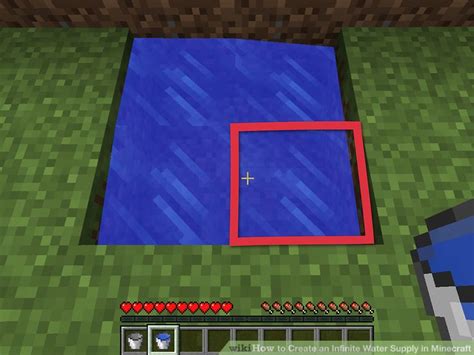 Minecraft Infinite Water Source 的图像结果