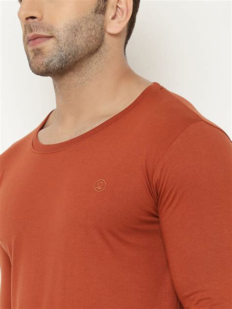 Men Brown Solid Tracksuit