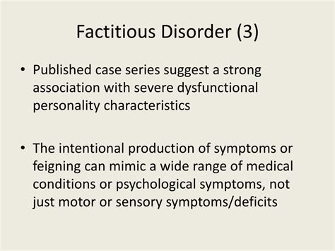 Factitious Disorder at Angela Prasad blog