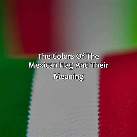 Mexico Flag Colors