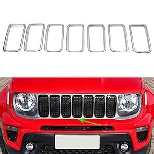 Oubolun OBL Front Grill Grille for 2019 Jeep Renegade ABS Insert Mesh ...