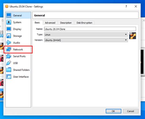 Image result for Warning Network in VirtualBox