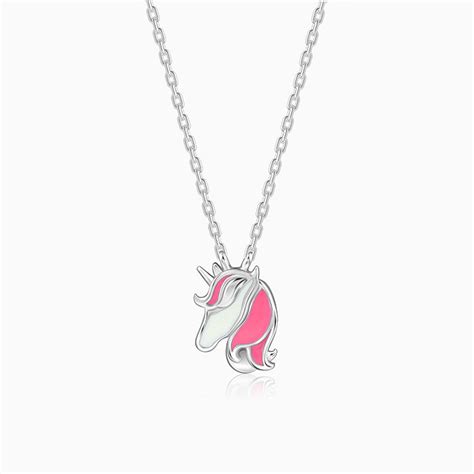 Silver Enchanting Unicorn Kids Pendant | GIVA – GIVA