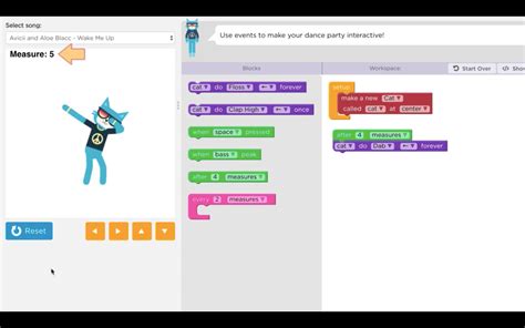 Image result for Code.org Dance Party Level 8