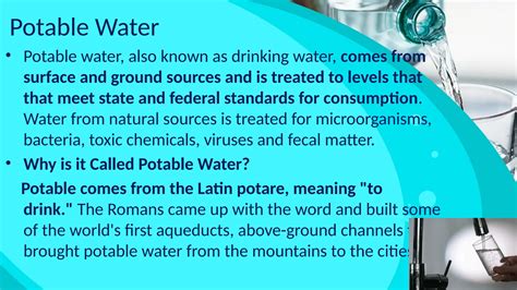 Potable Water and how to clean water .pptx