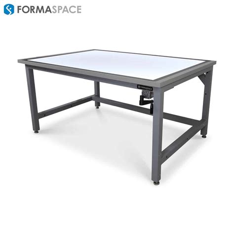 Height Adjustable Drafting Table with Lighted Surface | Formaspace