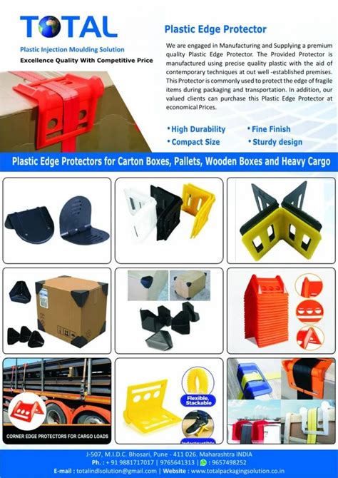 Plastic Edge Protector - Cargo Edge Protector, Plastic Corner , Box ...