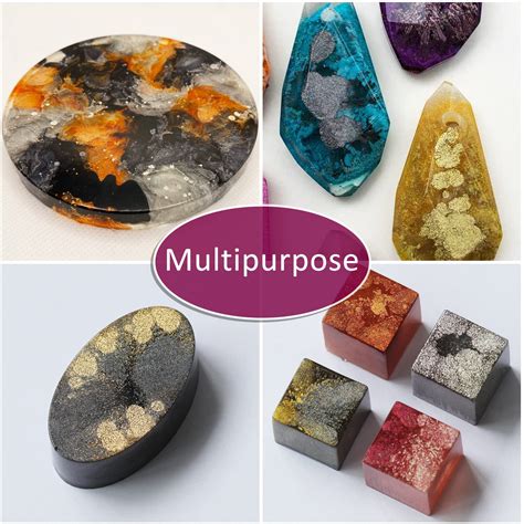 Buy Metallic Alcohol Ink Set - 16 Colors Concentrated Epoxy Resin ...