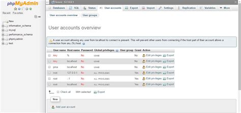 How to Change Password in phpMyAdmin 的图像结果