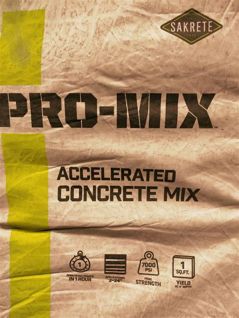 Product - Sakrete Pro Mix Accelerated Concrete Mix