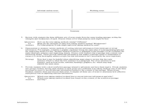 Image result for Note Taking Lesson Plan