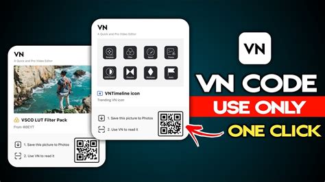 Vn Code Use Only One Click | Vn App Video Editing | Vn Code Tutorial ...