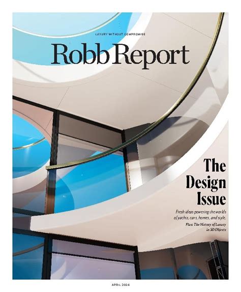 Image result for Robb Report Design Magazine
