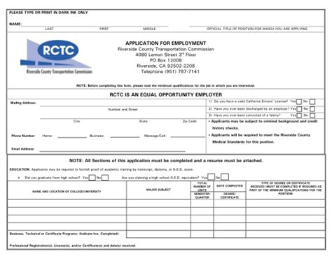 Image result for Example of Job Application Form