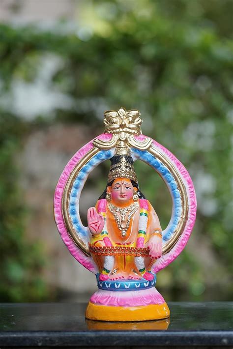 Buy Breeze Handicrafts Paper Mache Golu Doll Iyappa Statue for Navratri ...