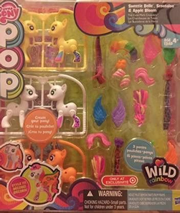 MY LITTLE PONY Pop Create a Pony Sweetie Belle, Scootaloo & Apple Bloom ...