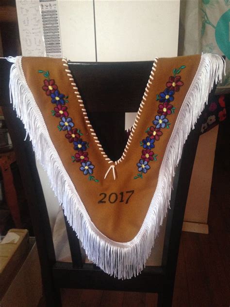 embroidery graduation stole