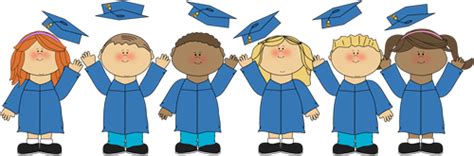 Graduation Clip Art - Kids Graduation - Kindergarten Pre-K Graduation