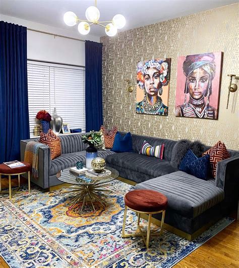 Eclectic Glam Listening Room