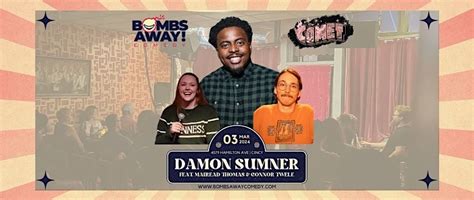 Damon Sumner | Bombs Away! Comedy @ The Comet, Bombs Away! Comedy at ...