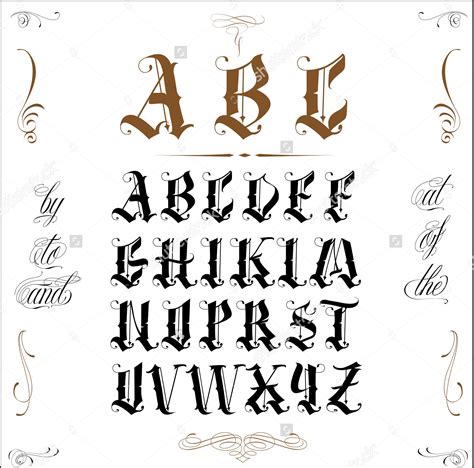 Free Printable Old English Letters