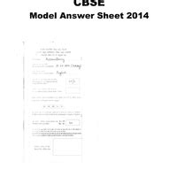 CBSE Class 12 Accountancy: Topper Answer Sheet for 2014 (Term-II ...