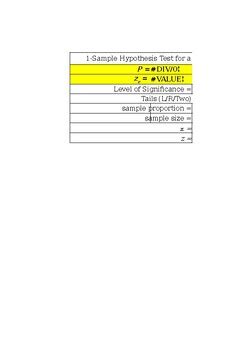 Hypothesis Testing How to in Excel 的图像结果