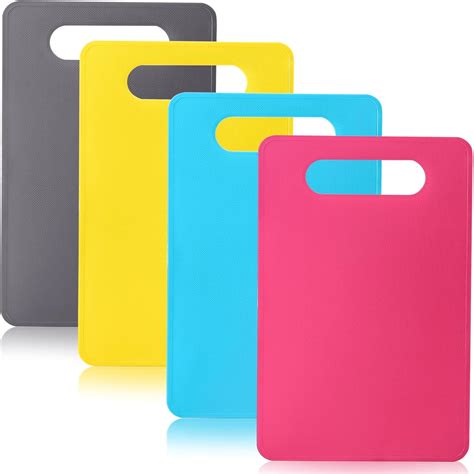 Amazon.com: Bkinpid Flexible Cutting Board BPA Free 4 Colored Plastic ...